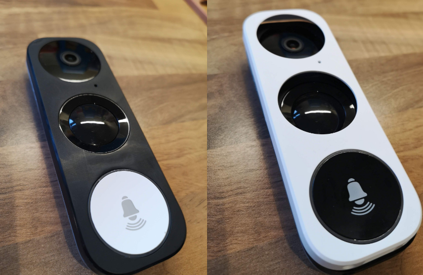 The final result. Slightly matt texture where logo was removed on black faceplate, but perfect result on white faceplate