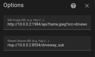Generic Camera config for a go2rtc proxied stream